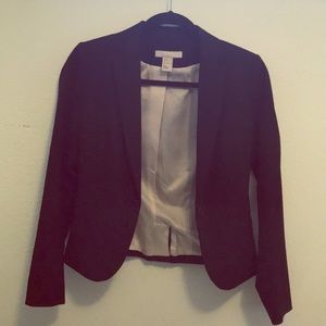 H&M black blazer, with light shoulder padding